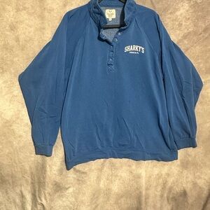 Vineyard Crew Sharky's Venice FL Blue Pullover